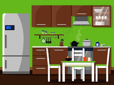 家居设计厨房效果_室内手绘效果图厨房_效果厨房手绘室内图怎么画